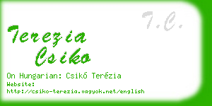 terezia csiko business card