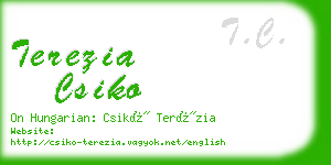 terezia csiko business card